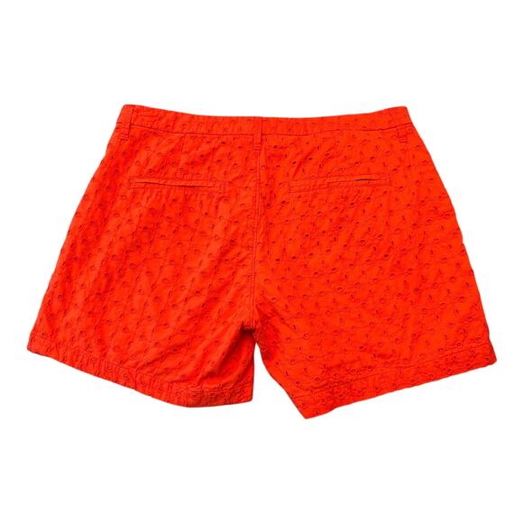 Old Navy Eighlhet Women’s Orange Chino Shorts Size 4 Casual Summer Cotton - Picture 2 of 8